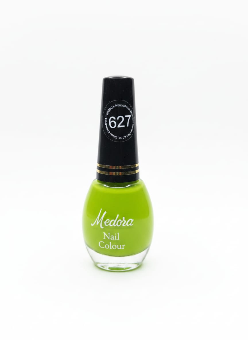 Medora fashion metallic nail polish - nail paint shade 627 (10ml) - Green colours collection 