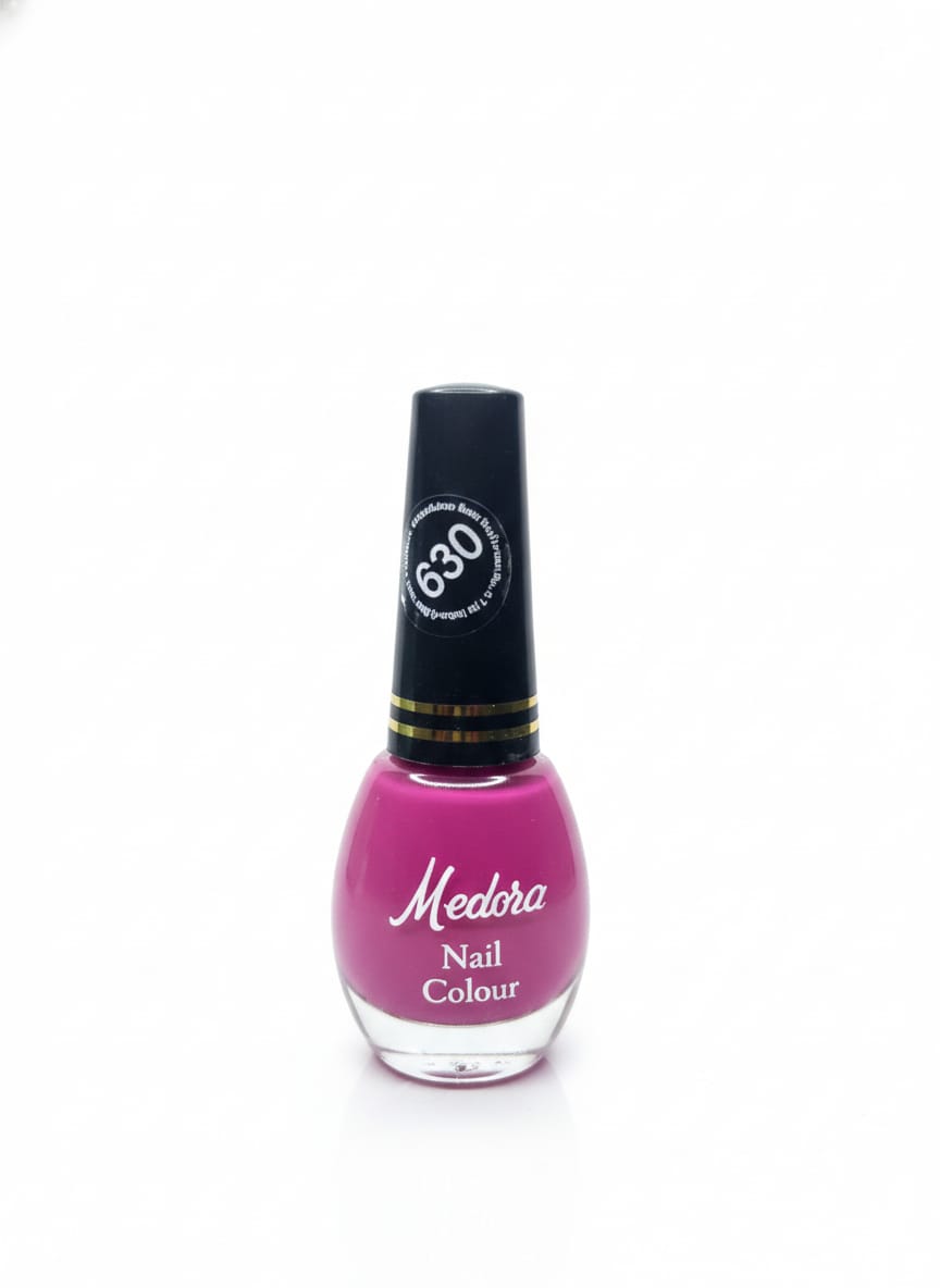 Medora fashion metallic nail polish - nail paint shade 630 (10ml) - Purple colours collection 