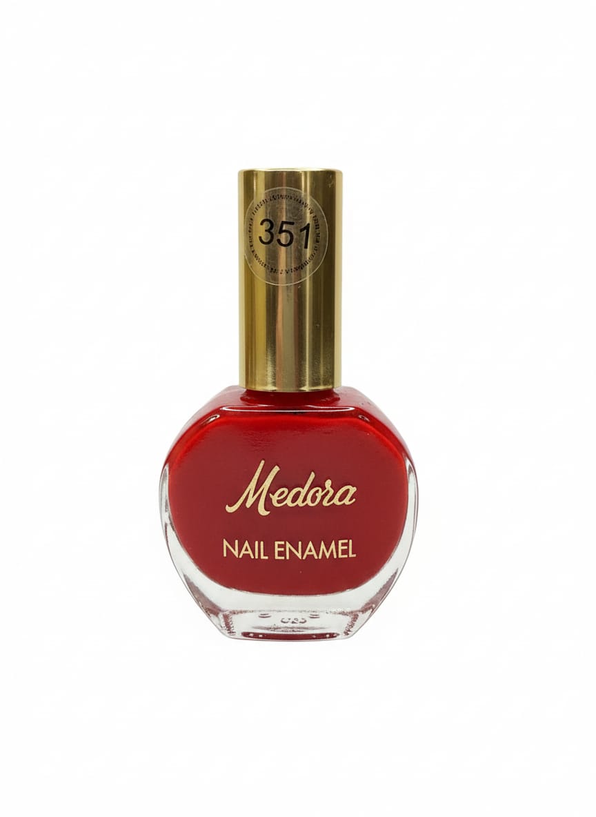 Medora Nail polish - Nail paint shade 351 (16ml) Red colours collection 