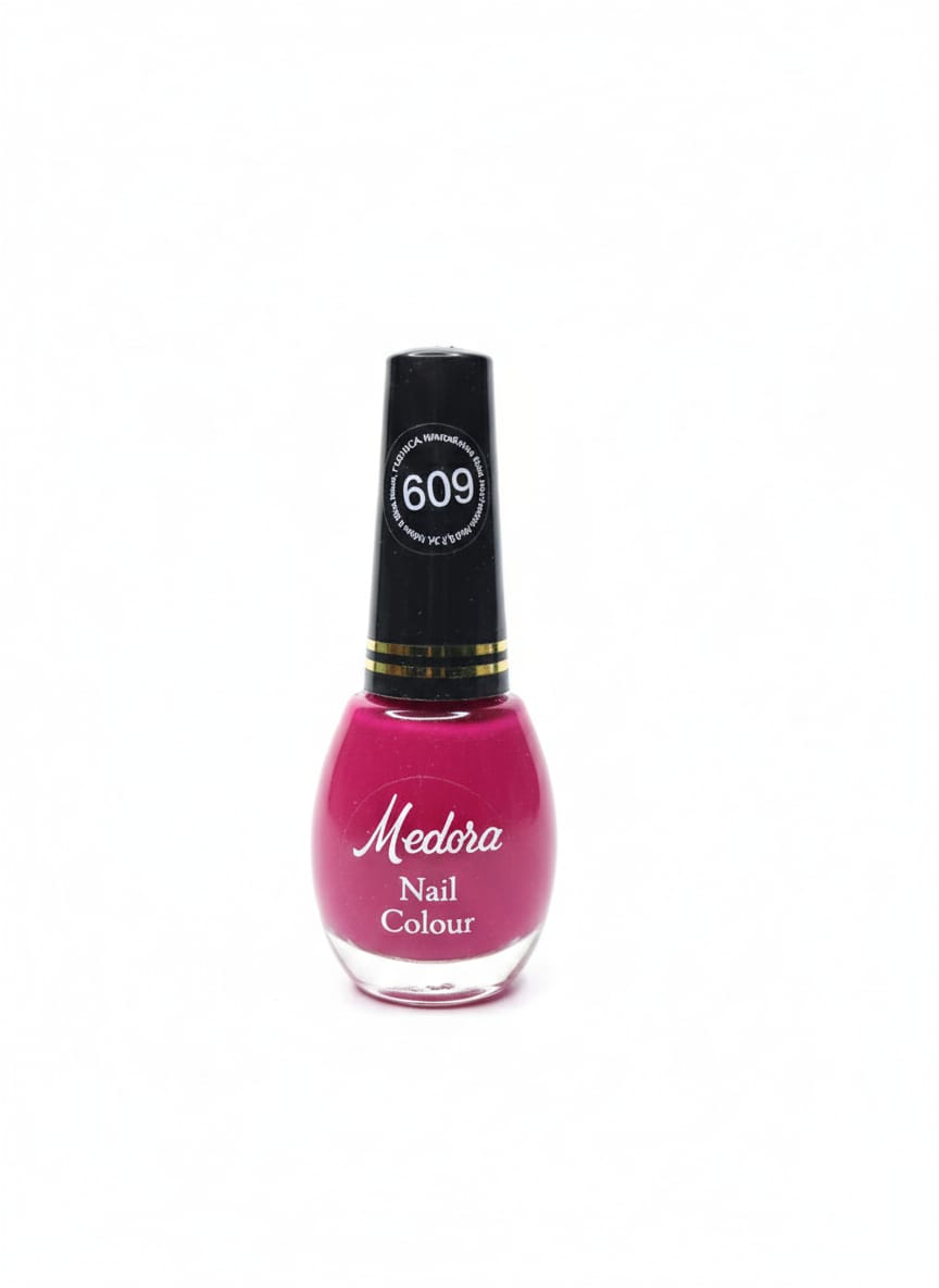 Medora fashion metallic nail polish - nail paint shade 609 (10ml) - Pink colours collection 