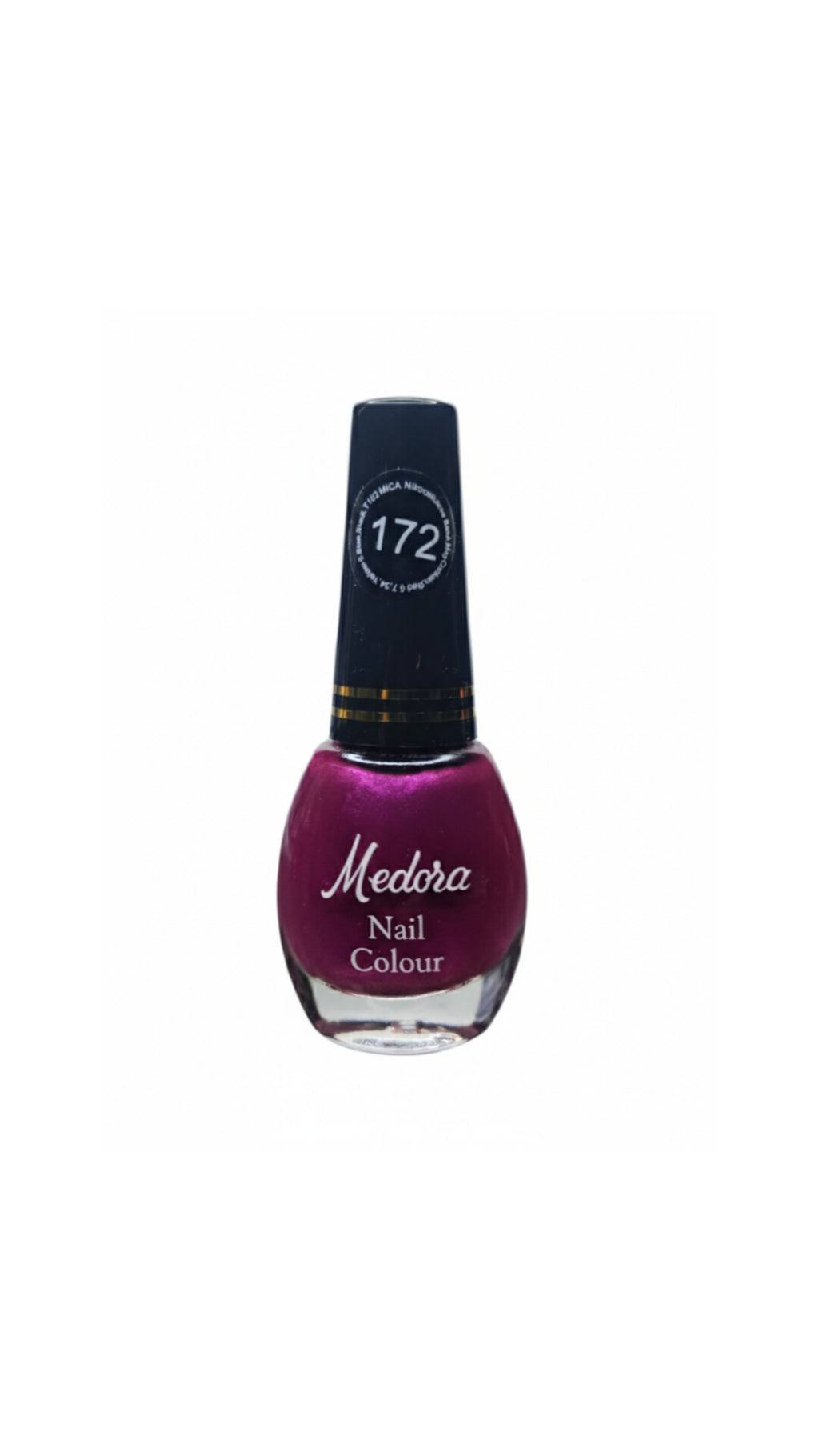 Medora fashion metallic nail polish - nail paint shade 172 (10ml) - Purple colours collection 