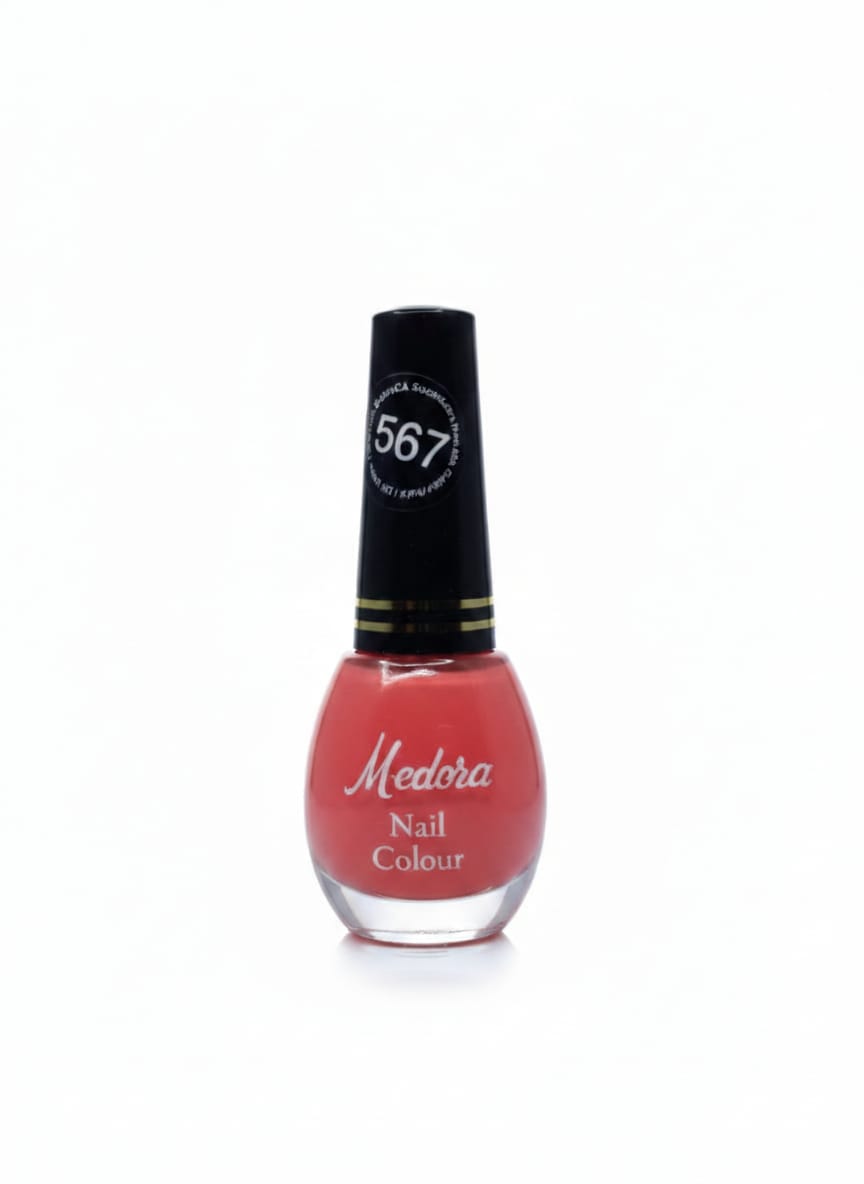 Medora matte nail polish - Nail paint shade Fashion forward 567 (10ml) - pink colours collection 