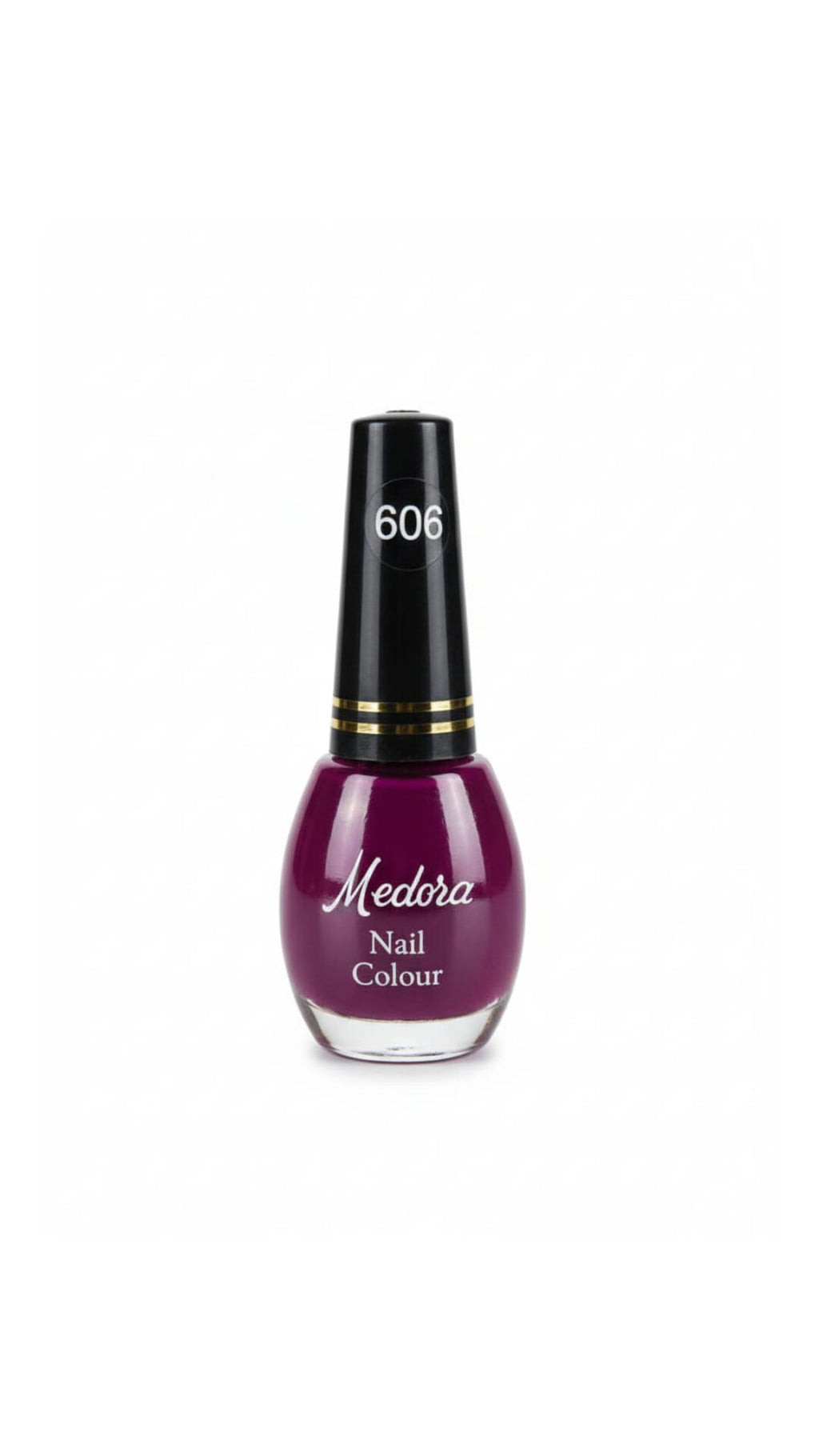 Medora fashion metallic nail polish - nail paint shade 606 (10ml) - Purple colours collection 