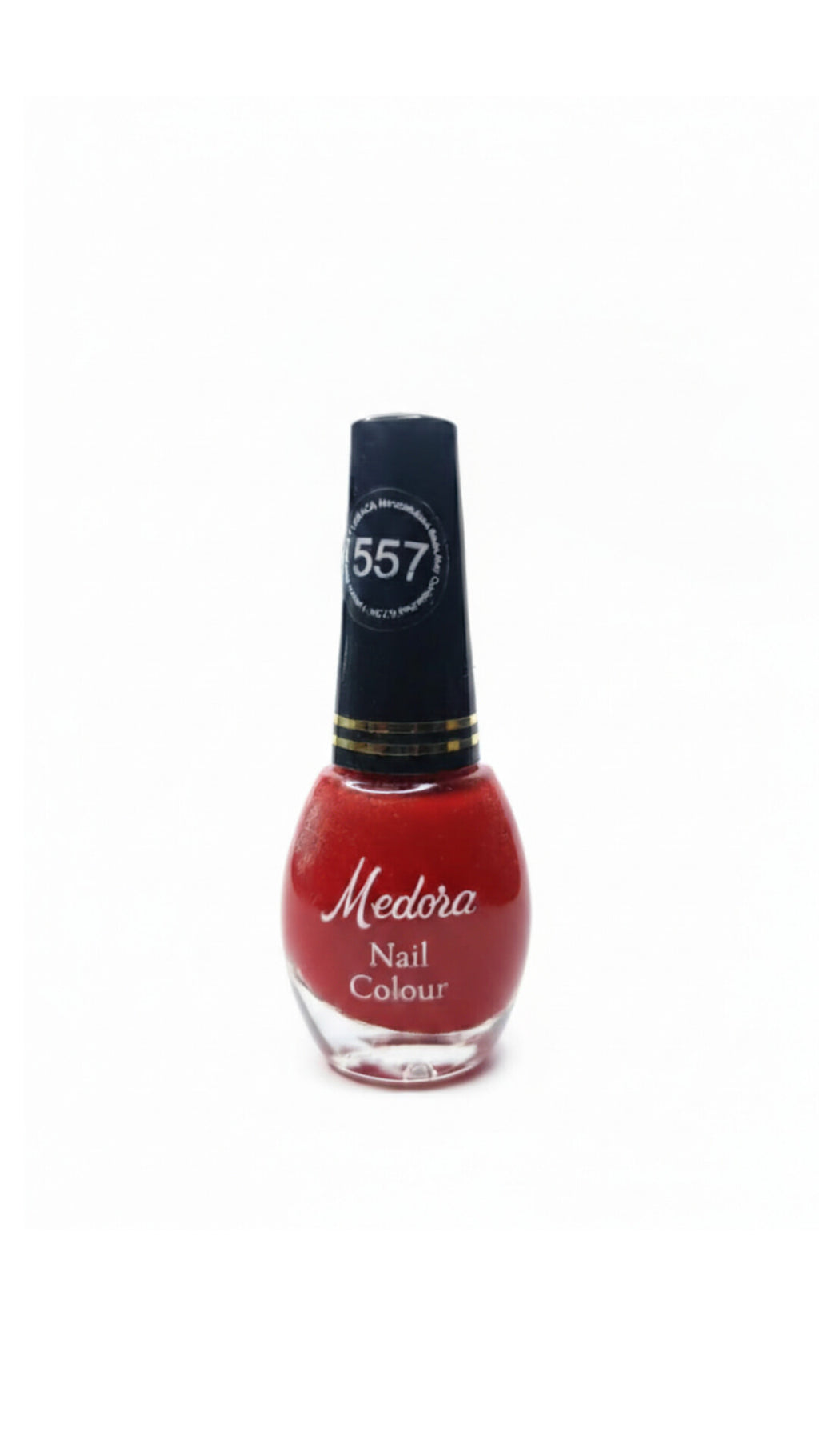 Medora fashion metallic nail polish - nail paint shade 557 (10ml) - Orange colours collection 