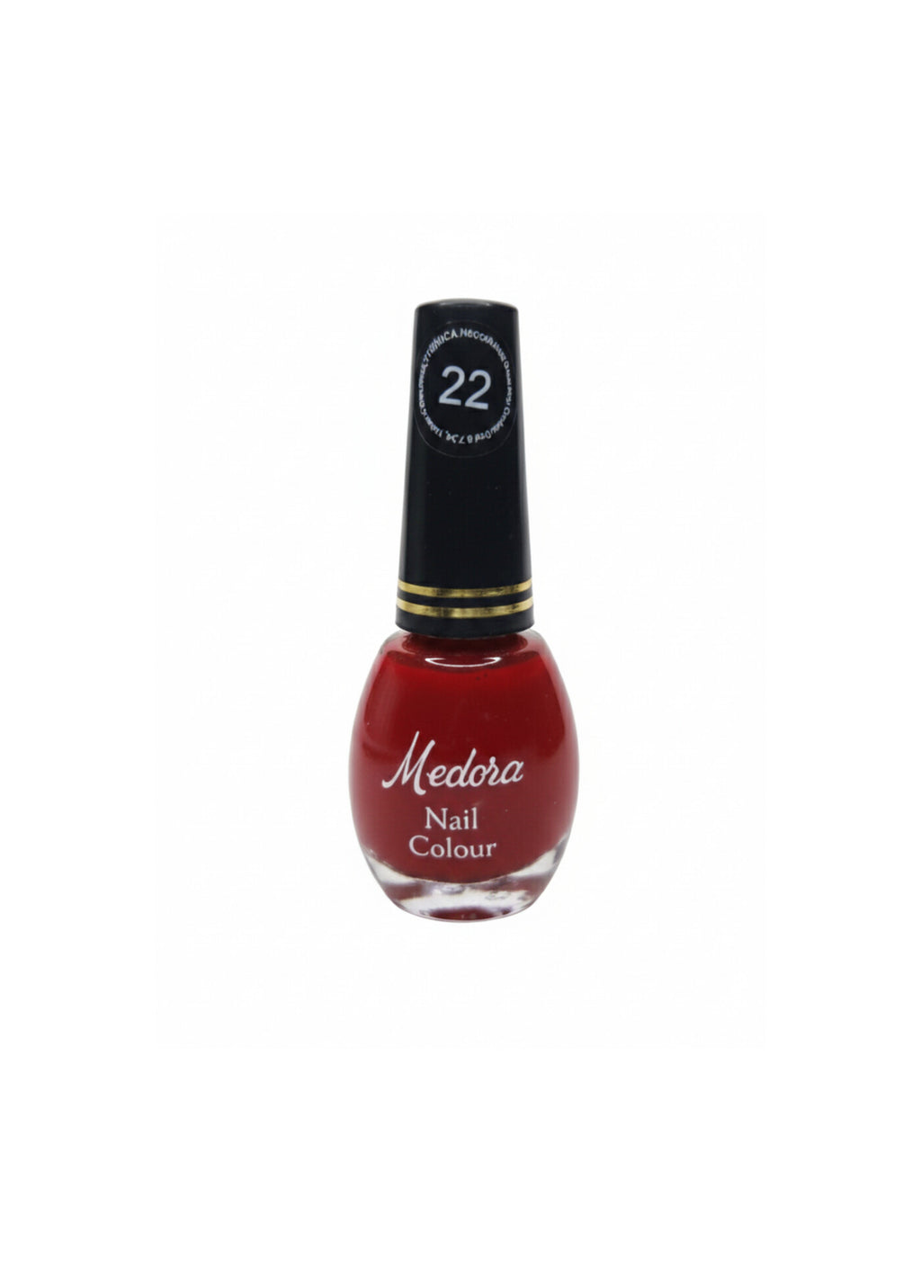 Medora Glossy nail polish - nail paint shade 22 (10ml) - Red colours collection 