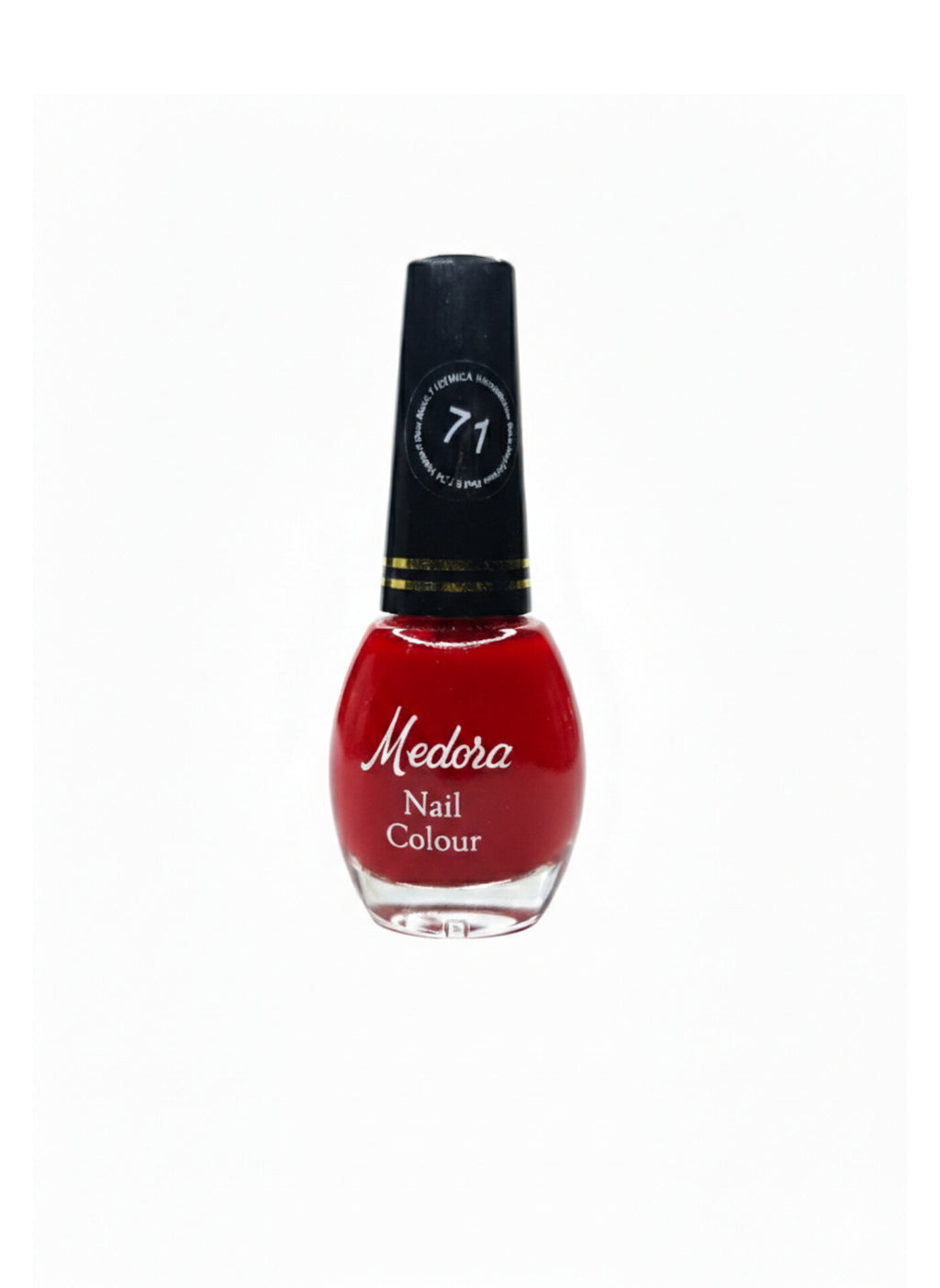 Medora fashion metallic nail polish - nail paint shade 71 (10ml) - Red colours collection 