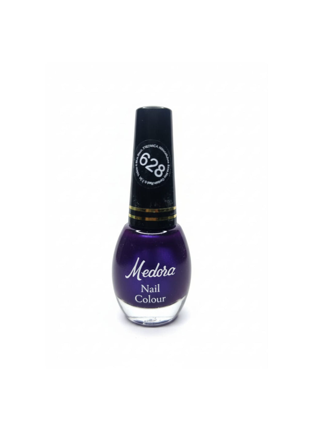 Medora fashion metallic nail polish - nail paint shade 628 (10ml) - Blue colours collection 