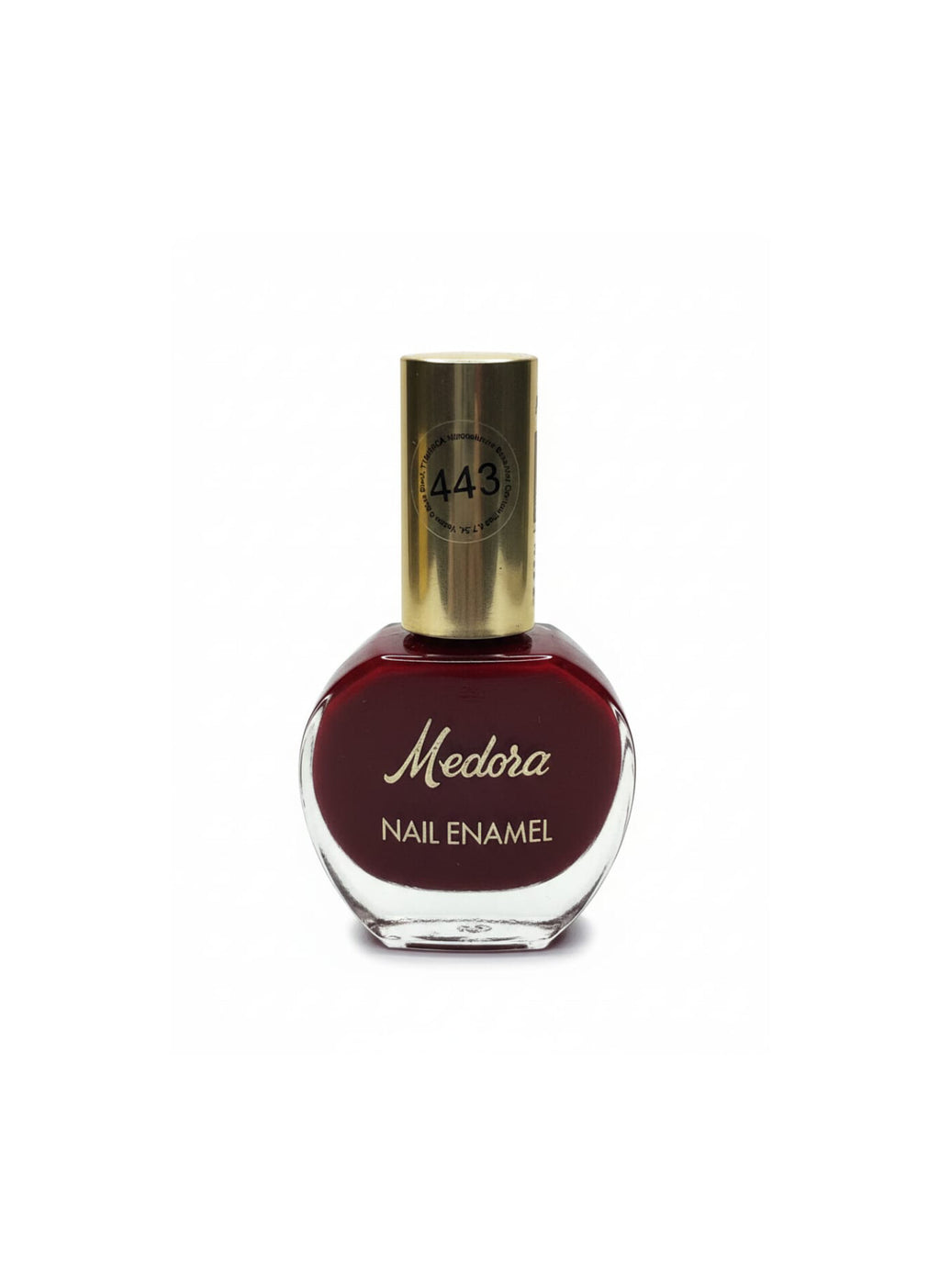 Medora Nail polish - Nail paint shade 443 (16ml) Maroon colours collection 