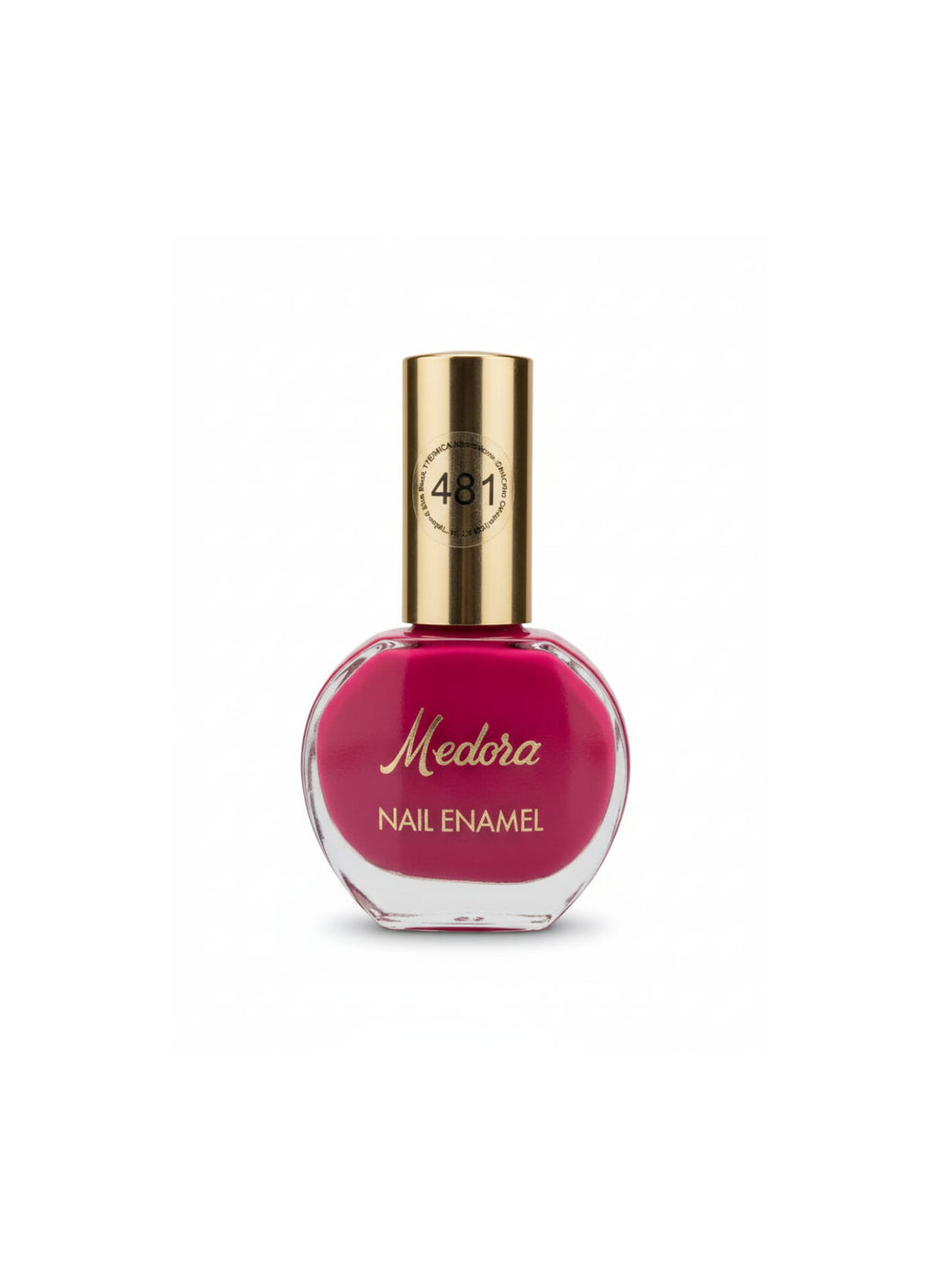 Medora Nail polish - Nail paint shade 481 (16ml) Shocking pink colours collection 