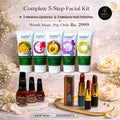 Facial Kit + 3 Lipsticks + 3 Nail polishes Bundle