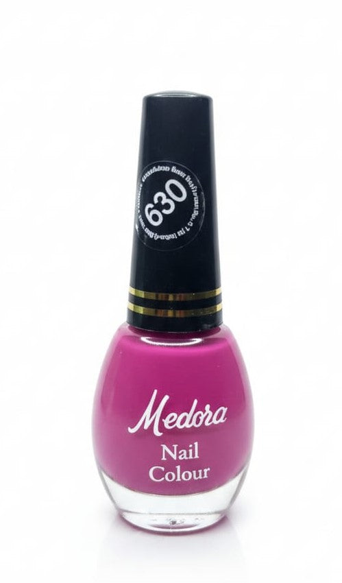Medora fashion metallic nail polish - nail paint shade 630 (10ml) - Pink colours collection 