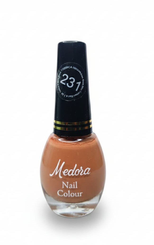 Medora fashion metallic nail polish - nail paint shade 231 (10ml) - Skin/Nude colours collection 