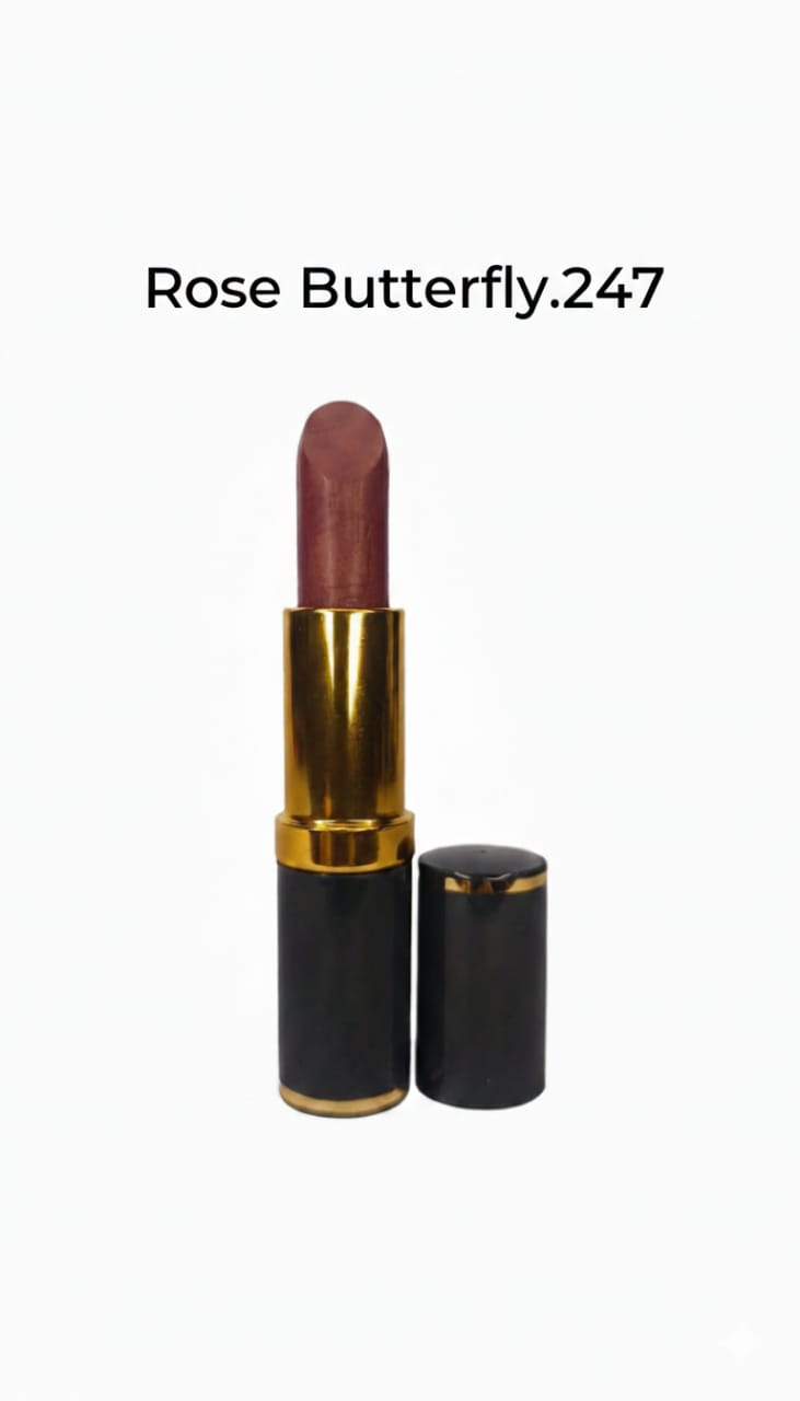 Medora matte lipstick shade 247 Rose butterfly - pink colours collection 