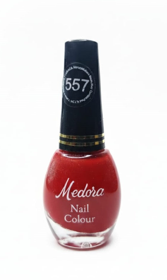 Medora fashion metallic nail polish - nail paint shade 557 (10ml) - Orange colours collection 
