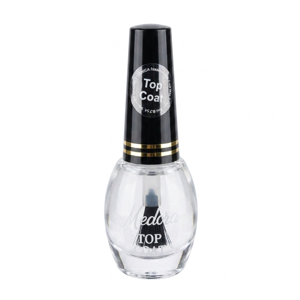 Medora fashion metallic nail polish - nail paint shade Top coat (10ml) 