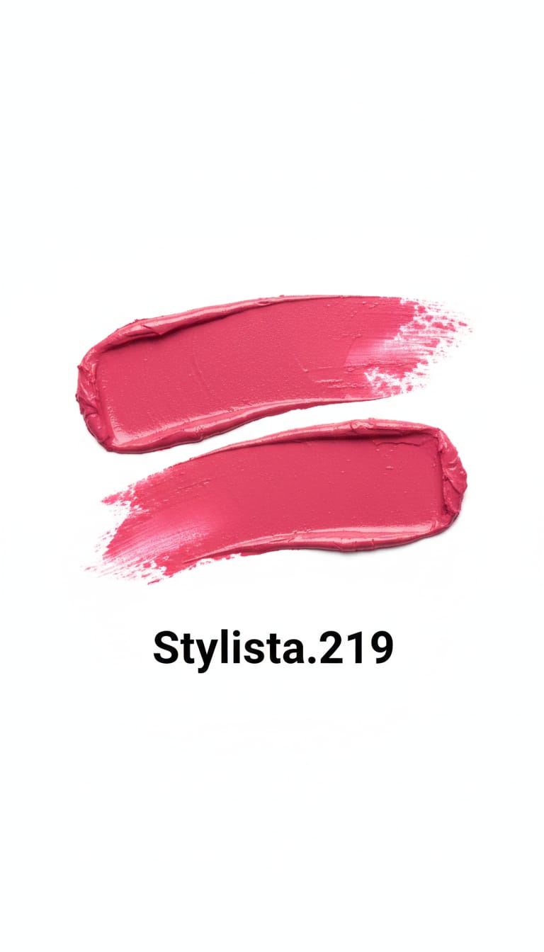 Medora matte lipstick shade 219 stylista swatch - Pink colours collection 