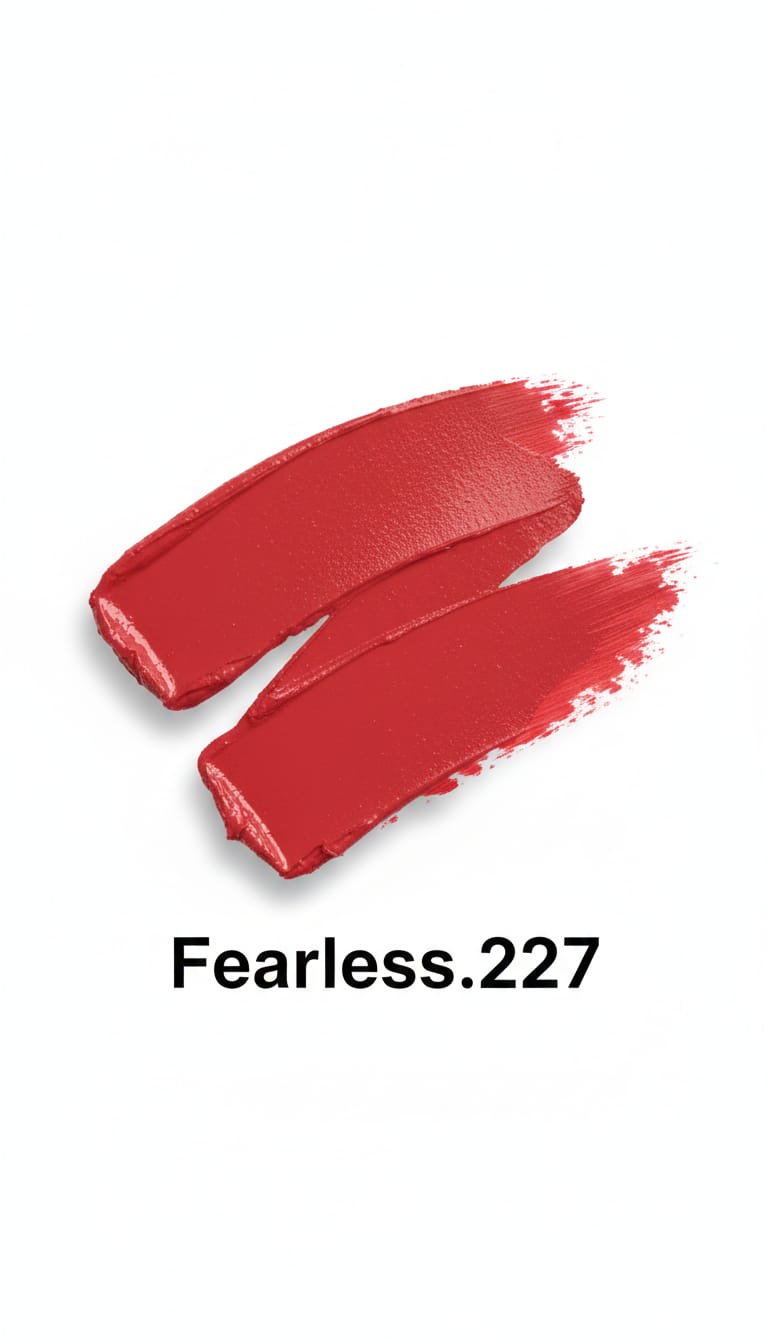 Medora matte lipstick shade 227 fearless Swatch - Orange colours collection 