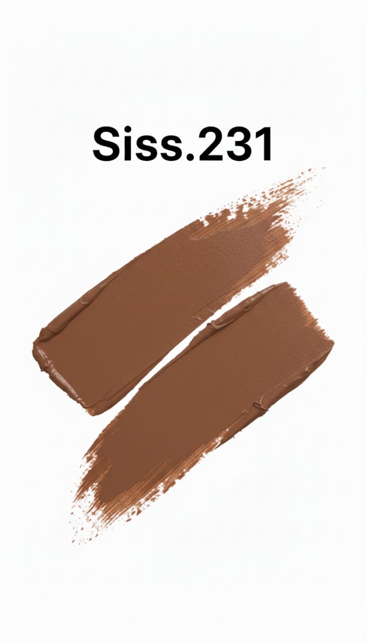 Medora matte lipstick shade 231 siss Swatch - Skin/Nude colours collection 