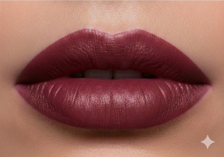 Medora matte lipstick shade 237 Fantasy on lips - Maroon colours collection 