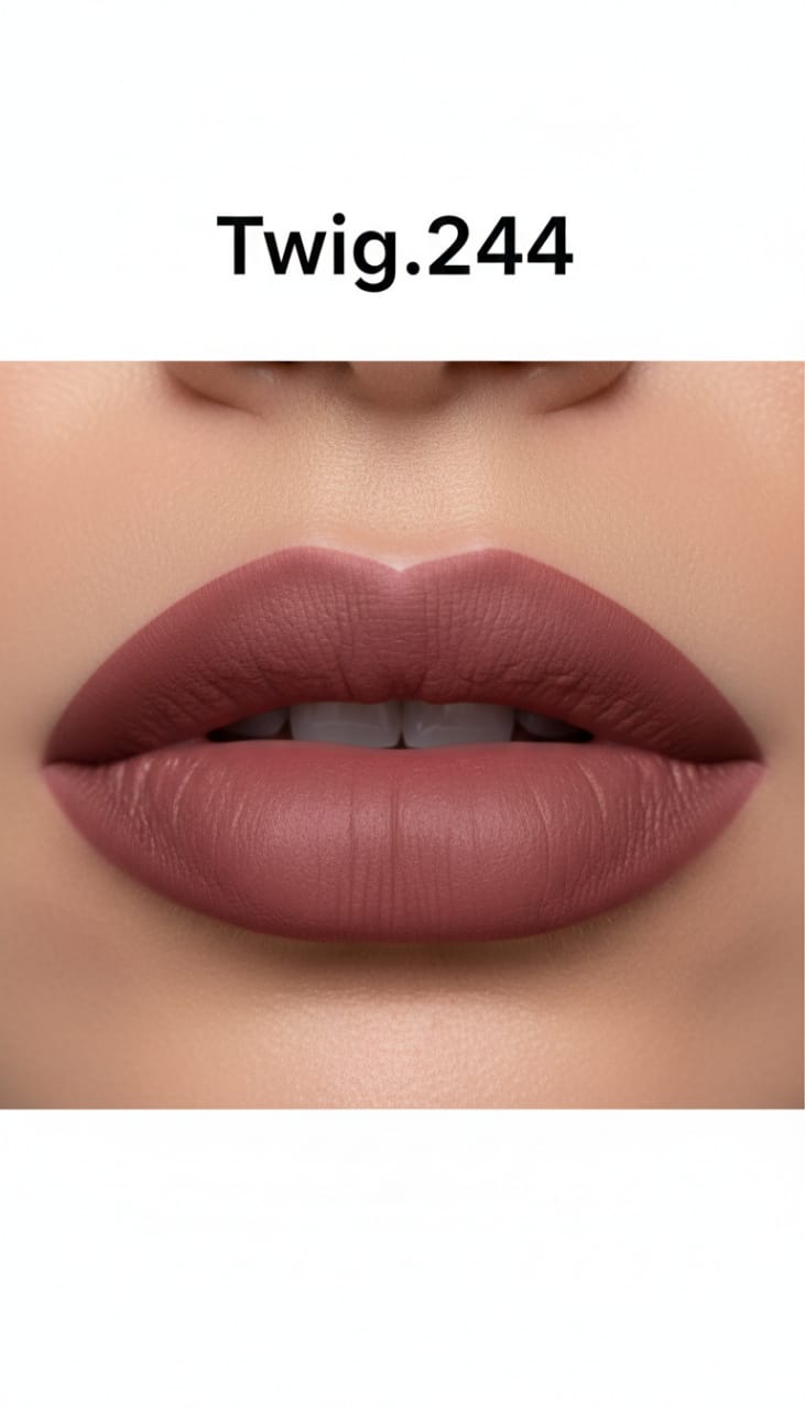 Medora matte lipstick shade 244 twig lips - Pink colours collection 