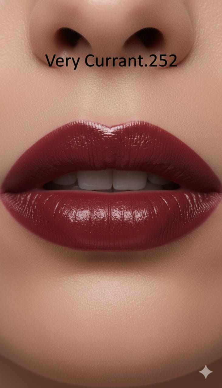 Medora matte lipstick shade 264 rose berry on lips - Maroon colours collection 