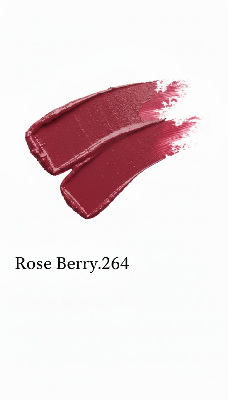 Medora matte lipstick shade 264 Rose Berry - Pink colours collection 