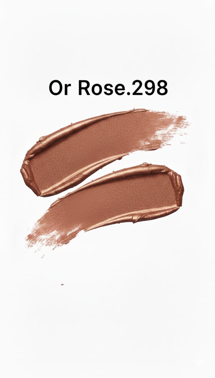 Medora matte lipstick shade 298 or rose swatch - Brown colours collection 