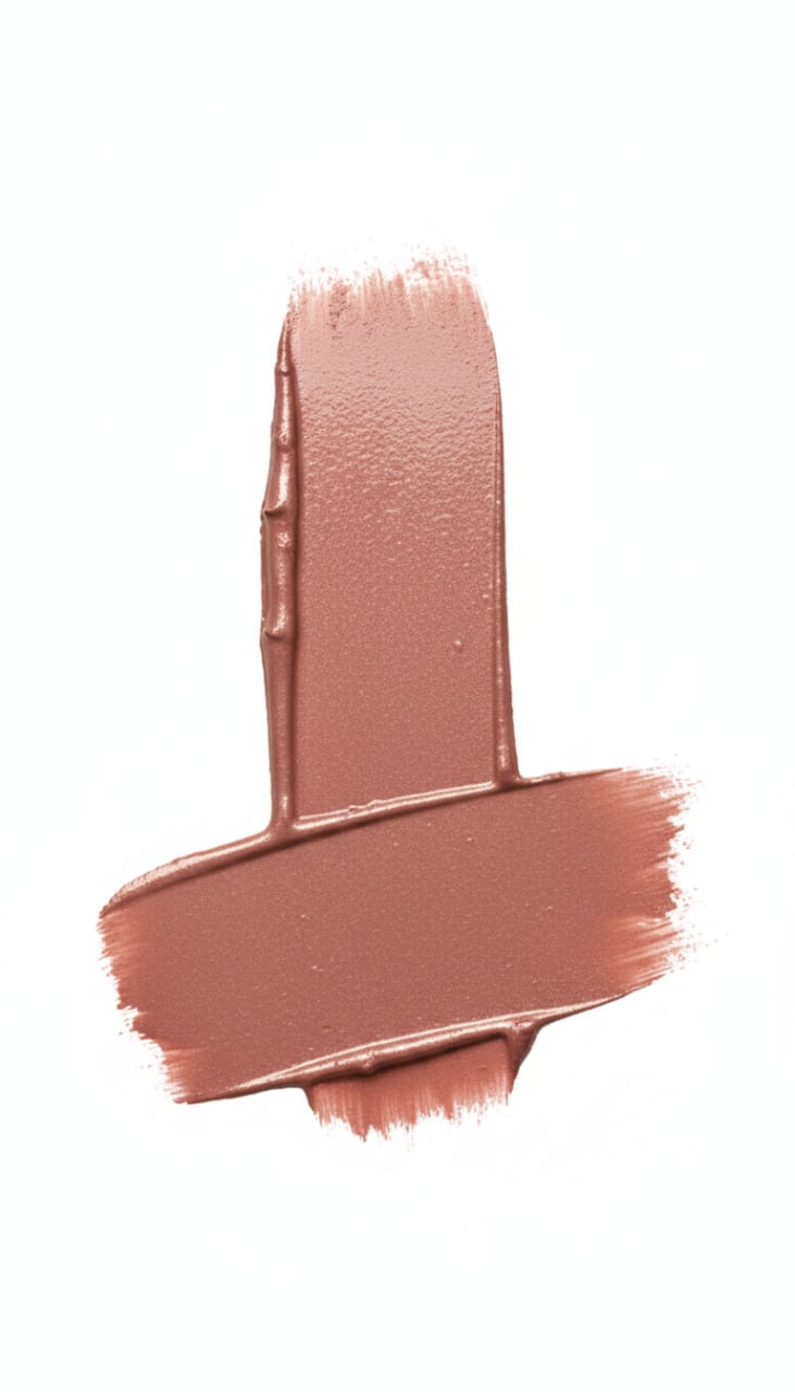 Medora matte lipstick shade 547 iced coffee swatch - Skin/Nude colours collection 