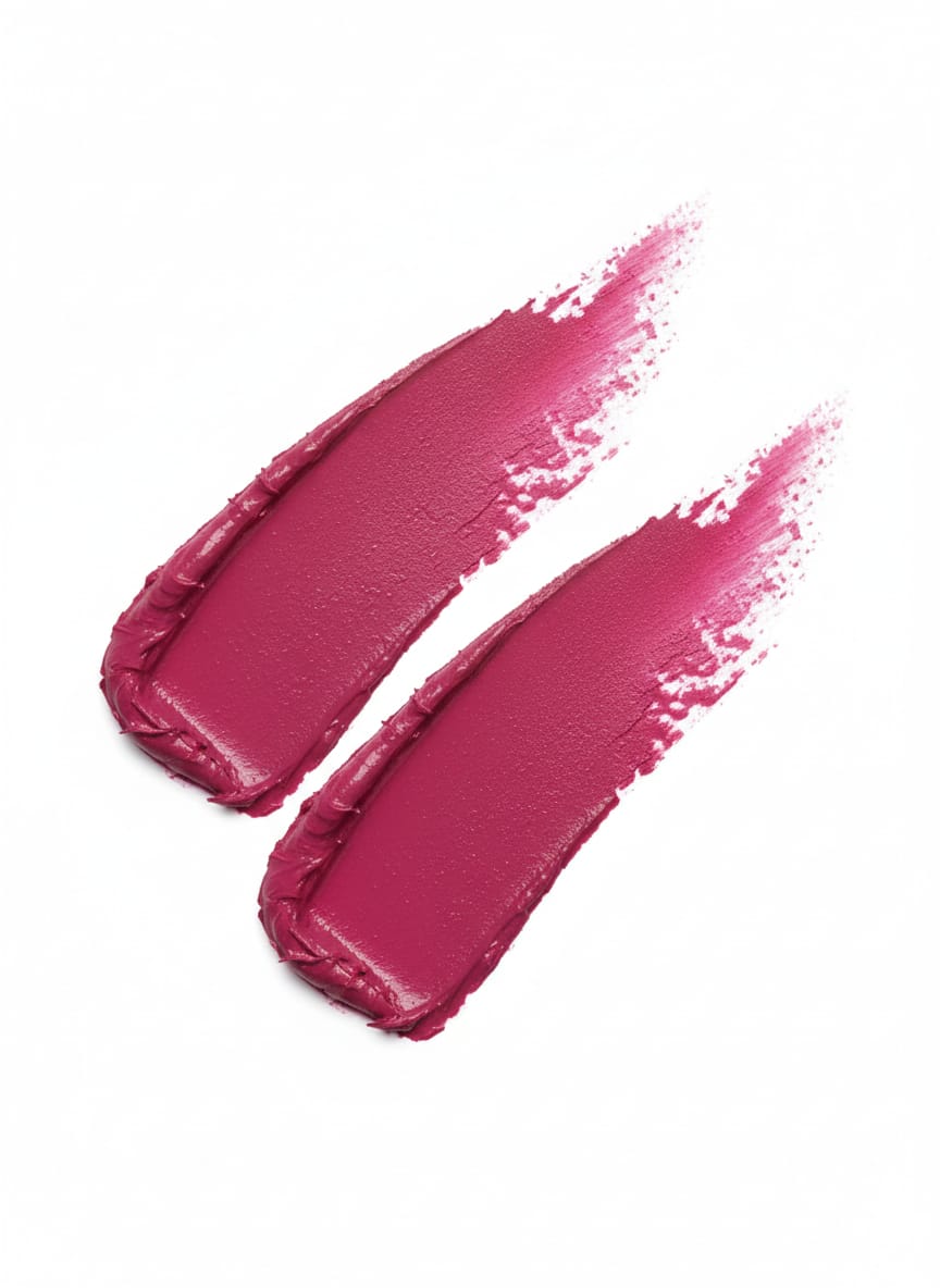 Medora matte lipstick shade 556 full fuchsia Swatch - Shocking pink colours collection 