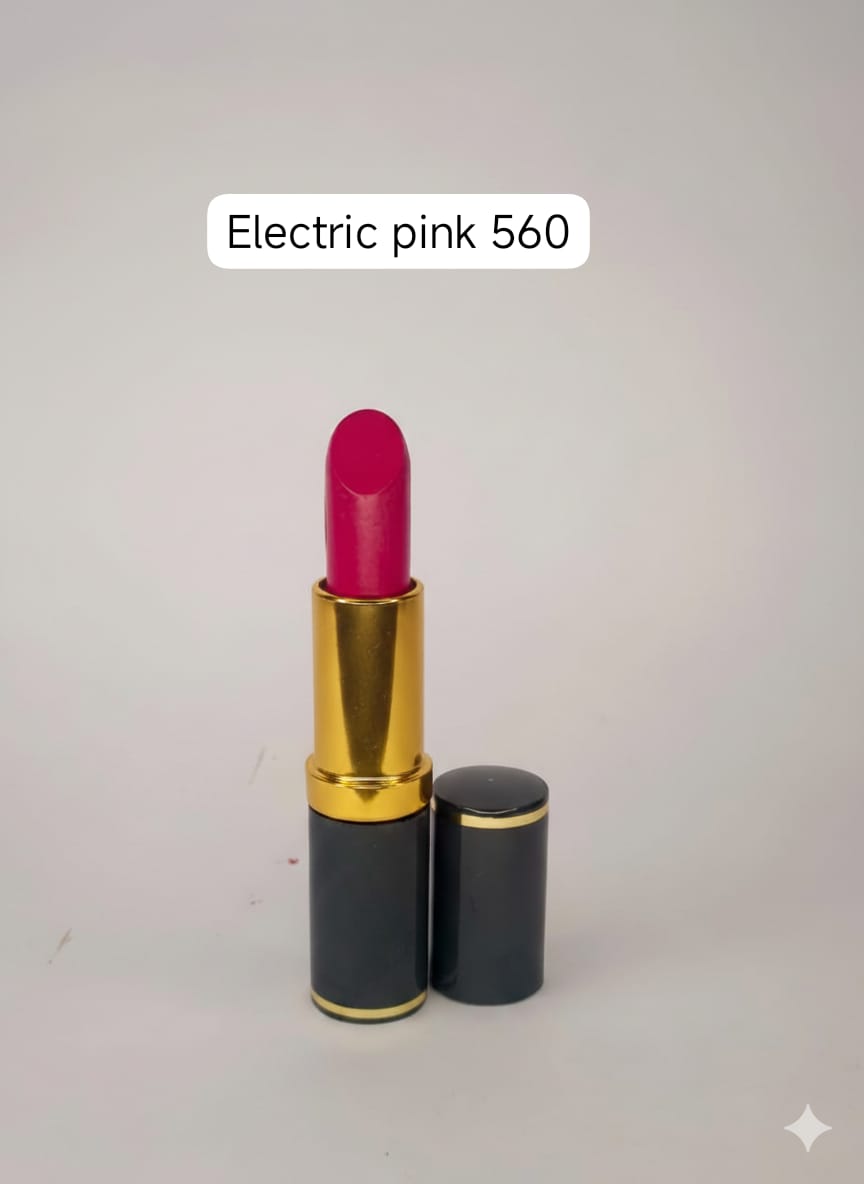 Medora matte lipstick shade 560 Electric pink - Shocking pink colours collection 
