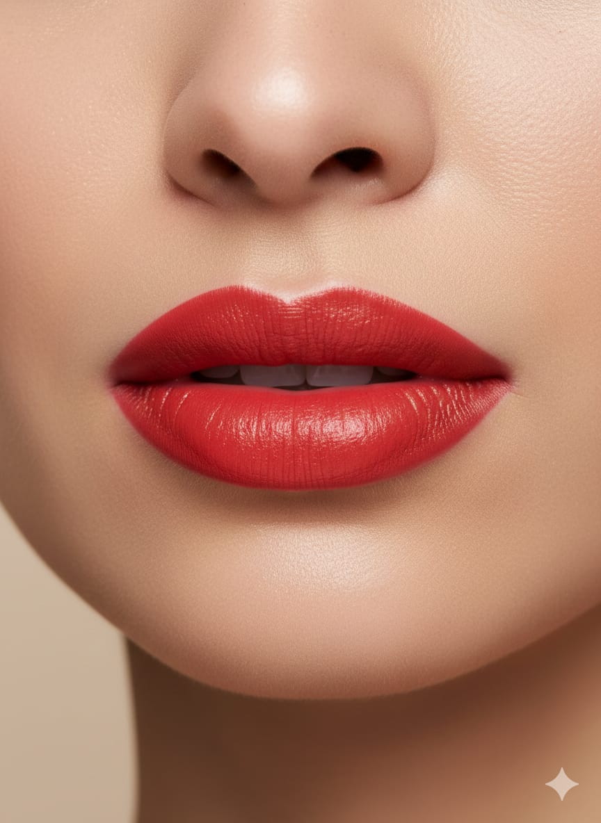 Medora matte lipstick shade 581 smile on lips - Orange colours collection 