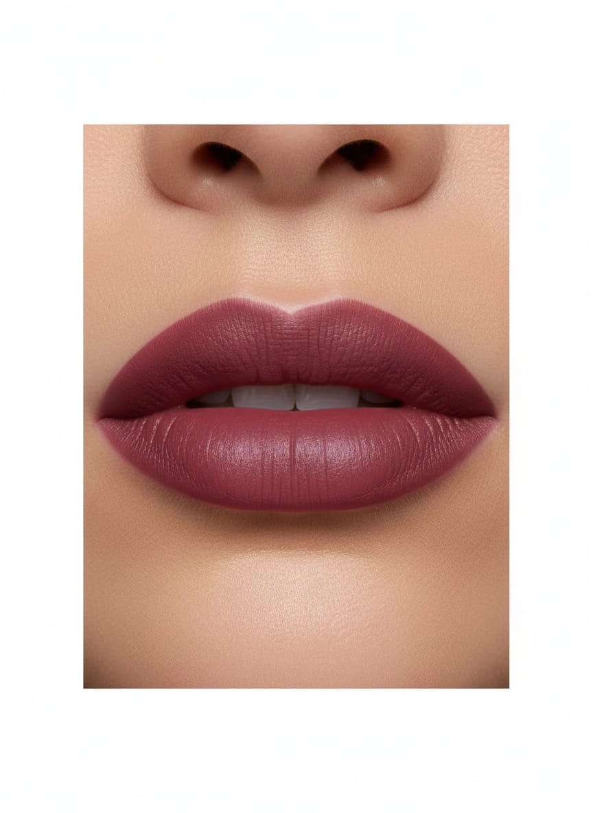 Medora matte lipstick shade 562 captive on lips - purple colours collection 
