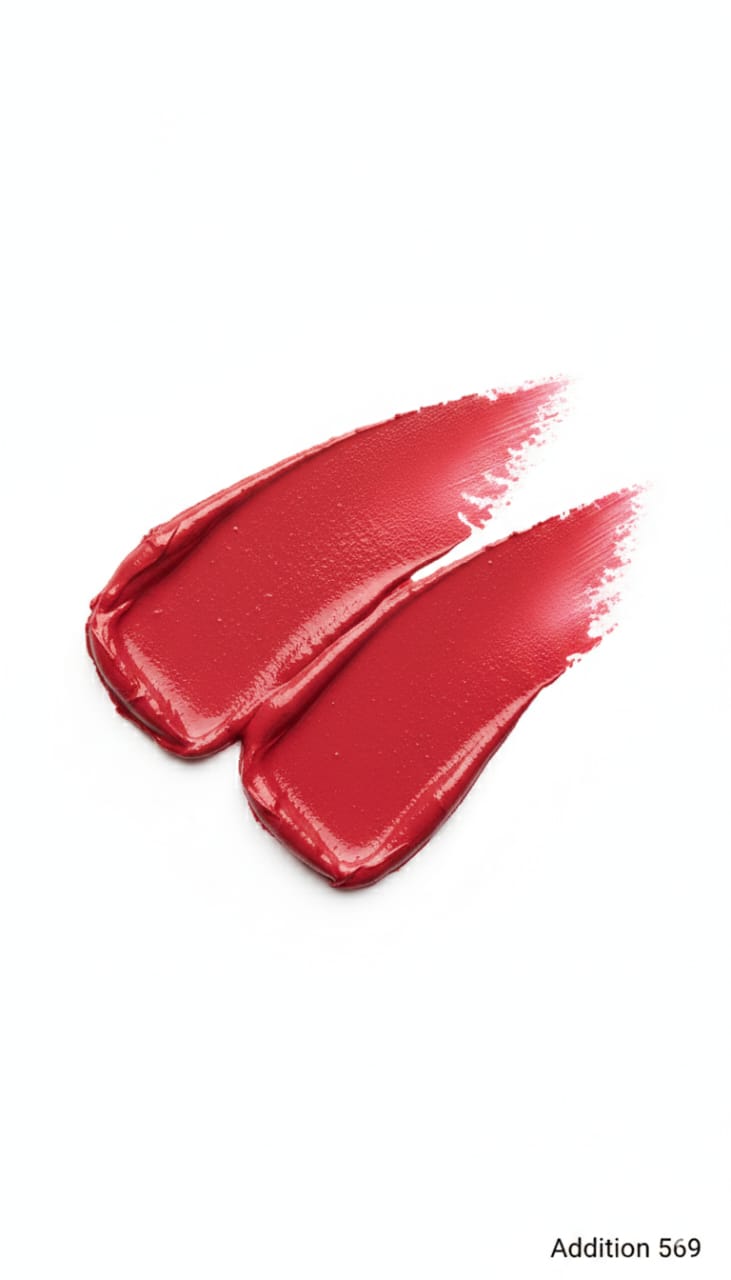 Medora matte lipstick shade 569 addition swatch - Orange colours collection 