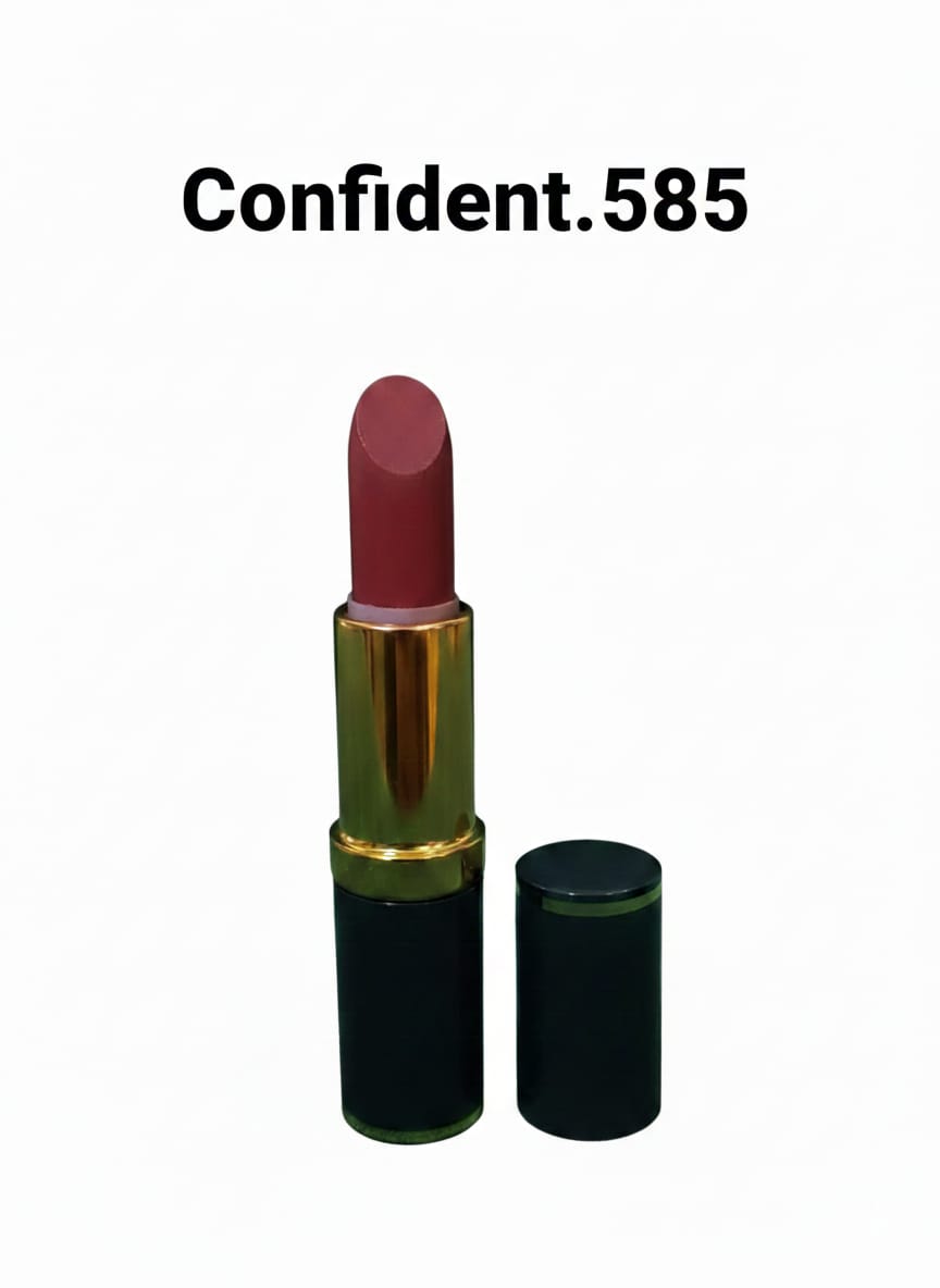Medora matte lipstick shade 585 confident -  Red colours collection 