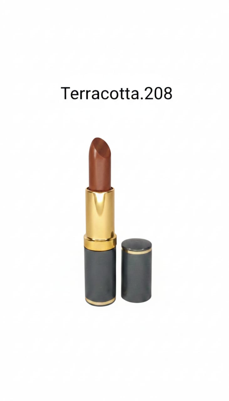 Medora matte lipstick shade 208 terracotta - Brown colours collection 