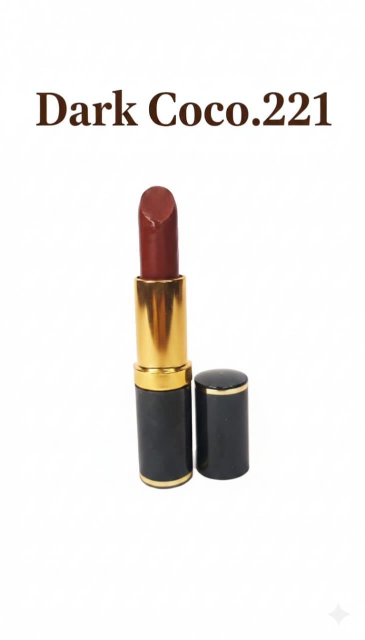Medora matte lipstick shade 221 dark coco - Brown colours collection 
