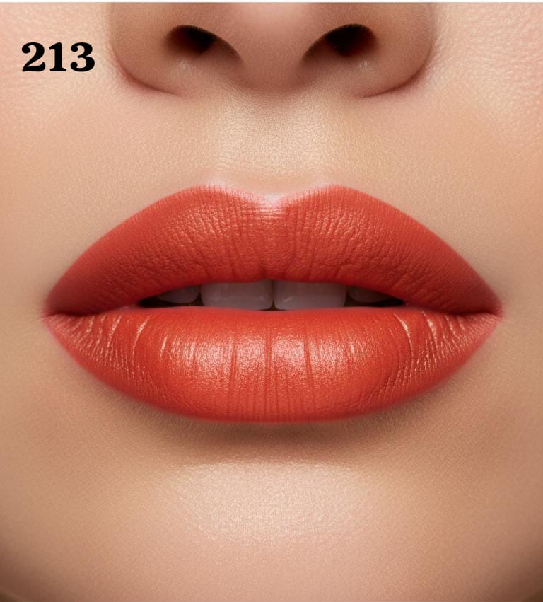 Medora matte lipstick shade 213 saffron - Orange colours collection 