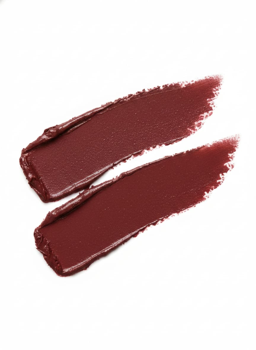 Medora Glossy lipstick shade 60 swatch - Maroon colours collection 