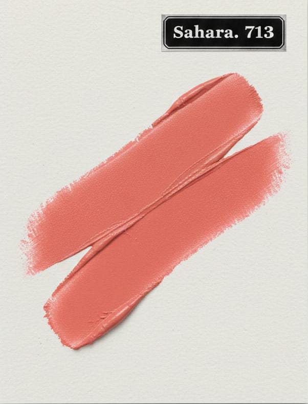 Medora semi matte lipstick shade 713 Swatch - Peach colours collection 