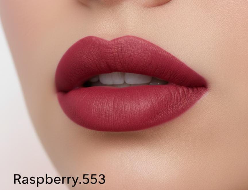 Medora matte lipstick shade 553 respberry - Pink colours collection 